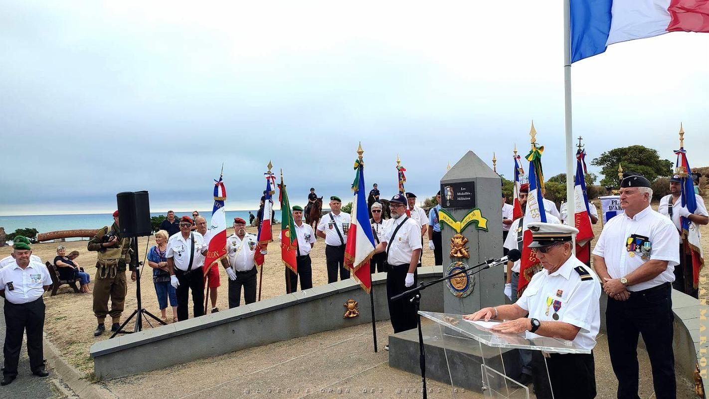 1 Cap Agde - 15 Aout 2023 -  Stele Medailles Militaires - Anniversaire 60 ans (26).jpg